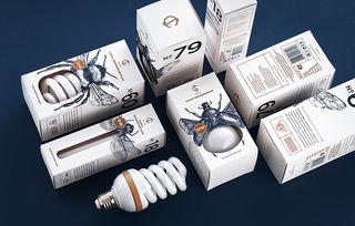 昆虫为灵感的CS灯泡创意包装设计